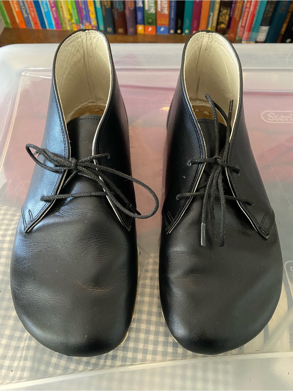 Earthing Harmony Leather Ankle Boots